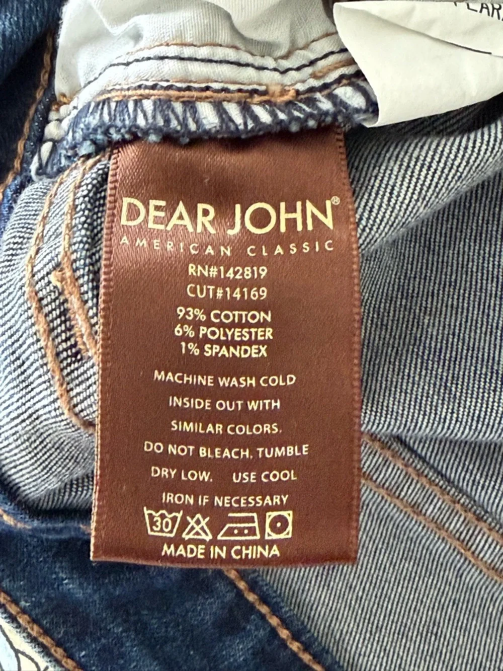 Dear John Blue Distressed Flare Dear John Jeans - Picture 5 of 5